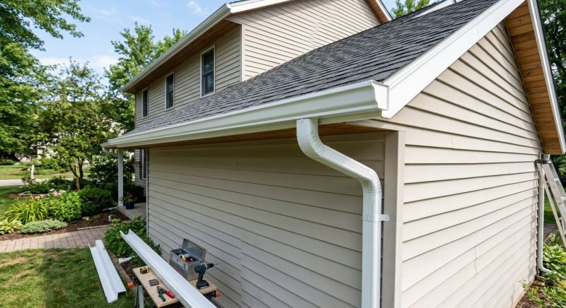 Steel Rain Gutter Installation in San Francisco, CA